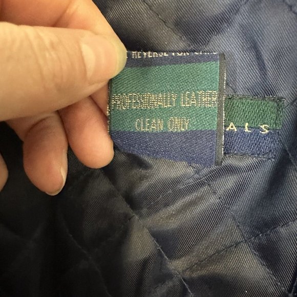 Vintage R&R Casuals Dark Brown Mens Oversized Leather Jacket XL Zip Up Pockets - Picture 4 of 15